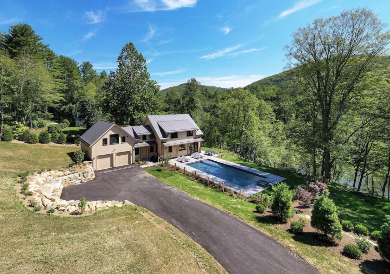 Housatonic Riverfront Post And Beam Home With Luxurious Amenities Main Street Magazine