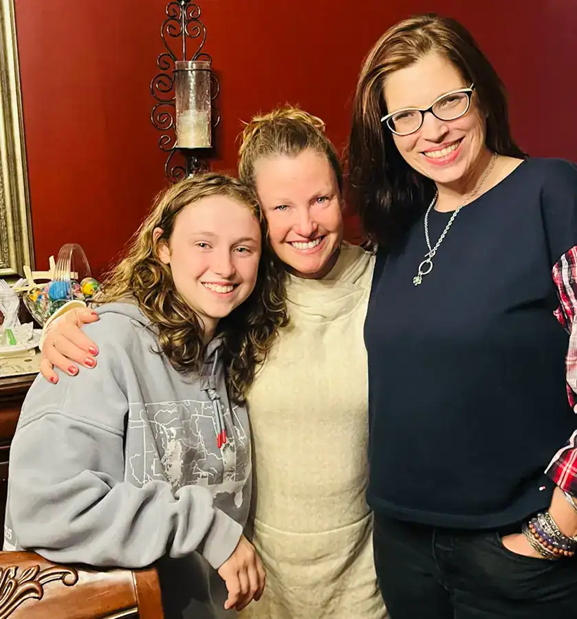 Elizabeth, Amy, Whitney