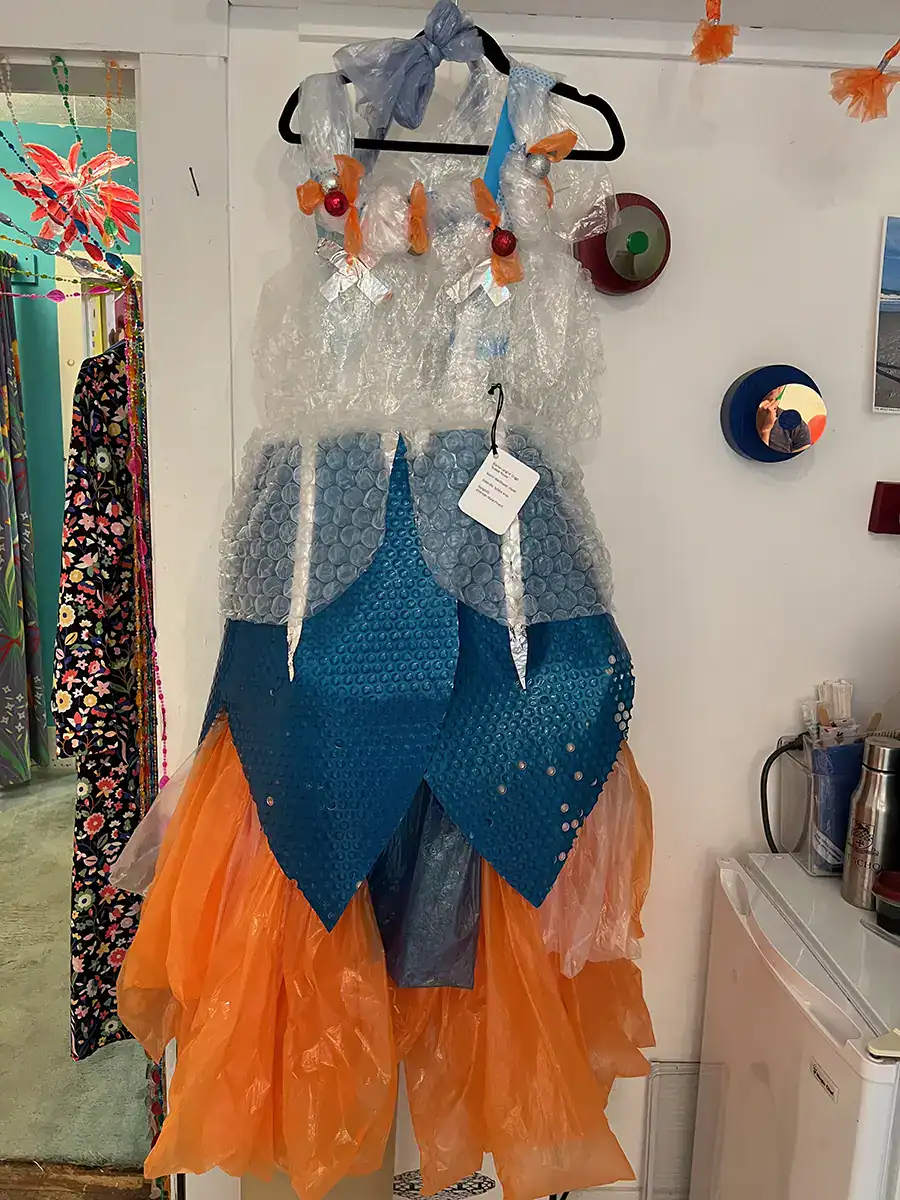 Bubble wrap dress