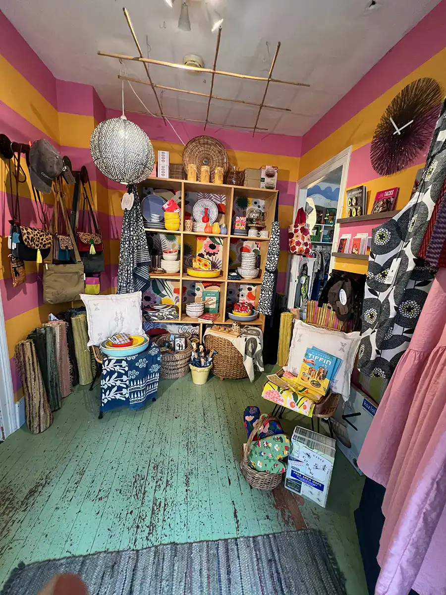 Inside front door